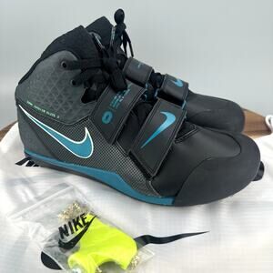 Nike Zoom Javelin Elite 3 Size 12 Black/Bright Spruce Throwing Shoes FZ9626-001